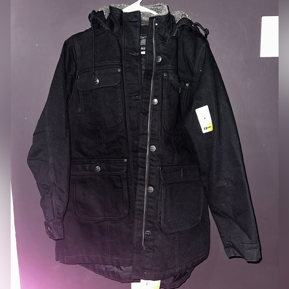 Carhartt Black Heavy Quilted Insulated Duck Jacket NWT; NEVER WORN - Picture 4 of 12